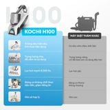  Máy Giặt Hút Vết Bẩn KOCHI H100 - Không Dây - 8000Pa - Làm Sạch Thảm, Nệm, Sofa - Sạc Type-C - Pin 2000 MAH 