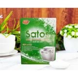  Muối Rửa Chén Bát Sinh Học Satos 1.2kg - Tinh Khiết 99.4%, Dùng Cho Máy Rửa Chén Có Hộc Muối - Làm mềm nước, loại cặn ca 