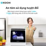  Máy rửa chén bát để bàn C400 - KOCHI Vietnam - Rửa nước nóng & Sấy khử trùng - 4 bộ - Tiết kiệm điện nước - Thông Minh 