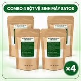  Bột Vệ Sinh Máy Rửa Bát Hữu Cơ Satos - Tẩy Cặn Vôi, Khử Mùi Hôi, Chiết Xuất Chanh Dầu Dừa, An Toàn Gia Đình 100g - KOCHI 
