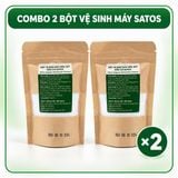  Bột Vệ Sinh Máy Rửa Bát Hữu Cơ Satos - Tẩy Cặn Vôi, Khử Mùi Hôi, Chiết Xuất Chanh Dầu Dừa, An Toàn Gia Đình 100g - KOCHI 