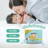  Bột rửa bình sữa Satos 160gr - Dành cho máy rửa bình sữa - Hữu Cơ - 100% tự nhiên - Không hoá chất - Mùi nhẹ - Sạch Sâu 