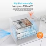  Máy rửa chén bát để bàn KOCHI C500 - Sức chứa 6 bộ - Không cần lắp đặt - 5+1 chương trình rửa, sấy nóng 