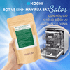  Bột Vệ Sinh Máy Rửa Bát Hữu Cơ Satos - Tẩy Cặn Vôi, Khử Mùi Hôi, Chiết Xuất Chanh Dầu Dừa, An Toàn Gia Đình 100g - KOCHI 