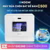  Máy rửa chén bát để bàn KOCHI C500 - Sức chứa 6 bộ - Không cần lắp đặt - 5+1 chương trình rửa, sấy nóng 