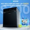 [Lắp đặt 0Đ -HCM/HN] Máy rửa chén độc lập KOCHI S600 - 16 bộ - 5 trục phun nước nóng 360° áp suất cao - Sấy khô PTC - Lưu trữ đối lưu 