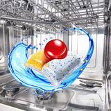  Túi 64 viên rửa chén Finish Quantum All in 1 (14x tính năng trong 1 viên Bao Bì mới – Hương Chanh) – (Dành cho máy rửa chén 10 -16 bộ). 