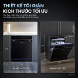  [Lắp đặt 0Đ -HCM/HN] Máy rửa chén độc lập KOCHI S600 - 16 bộ - 5 trục phun nước nóng 360° áp suất cao - Sấy khô PTC - Lưu trữ đối lưu 