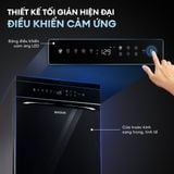  [Lắp đặt 0Đ -HCM/HN] Máy rửa chén độc lập KOCHI S600 - 16 bộ - 5 trục phun nước nóng 360° áp suất cao - Sấy khô PTC - Lưu trữ đối lưu 