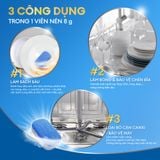  COMBO TOÀN DIỆN: 1 túi viên rửa KOCHI - 1 hộp muối rửa chén SATOS - 1 chai nước bóng SATOS - Sử dụng cho máy rửa chén 