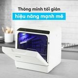  Máy rửa chén bát để bàn KOCHI C300 - Không cần lắp đặt - Chứa 4 bộ - Rửa nước nóng & Sấy nóng diệt khuẩn 