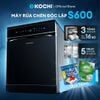  [Lắp đặt 0Đ -HCM/HN] Máy rửa chén độc lập KOCHI S600 - 16 bộ - 5 trục phun nước nóng 360° áp suất cao - Sấy khô PTC - Lưu trữ đối lưu 