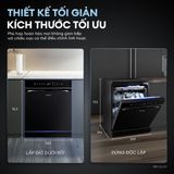  Máy rửa chén độc lập 16 bộ S600 - 5 trục phun nước - Sấy PTC & UV - Bảo quản đối lưu 7 ngày - KOCHI Vietnam 