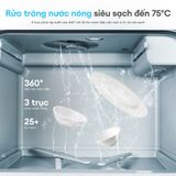  [Đã qua sử dụng] Máy rửa chén bát để bàn KOCHI C500 - 6 bộ - Không cần lắp đặt - 5+1 chương trình rửa, sấy nóng 
