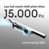  [QUÀ TẶNG KHÔNG BÁN] Máy hút bụi không dây siêu nhẹ KOCHI F100 - Gọn nhẹ tự đứng, chỉ 1.2Kg - Siêu mạnh 15,000PA 