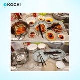  [Quà tặng đặc biệt] Máy rửa chén để bàn C400 - Rửa nước nóng sấy khô - Sức chứa 5 bộ - Không cần lắp đặt. 