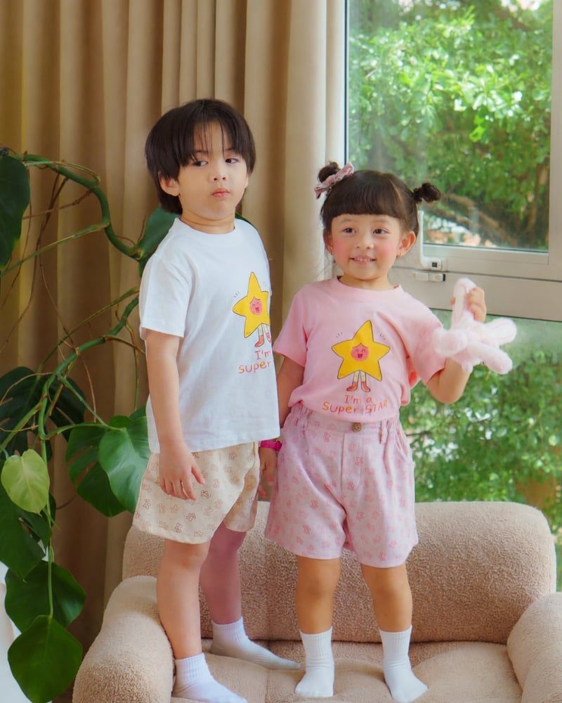  Áo thun tay ngắn in hình Super Star 