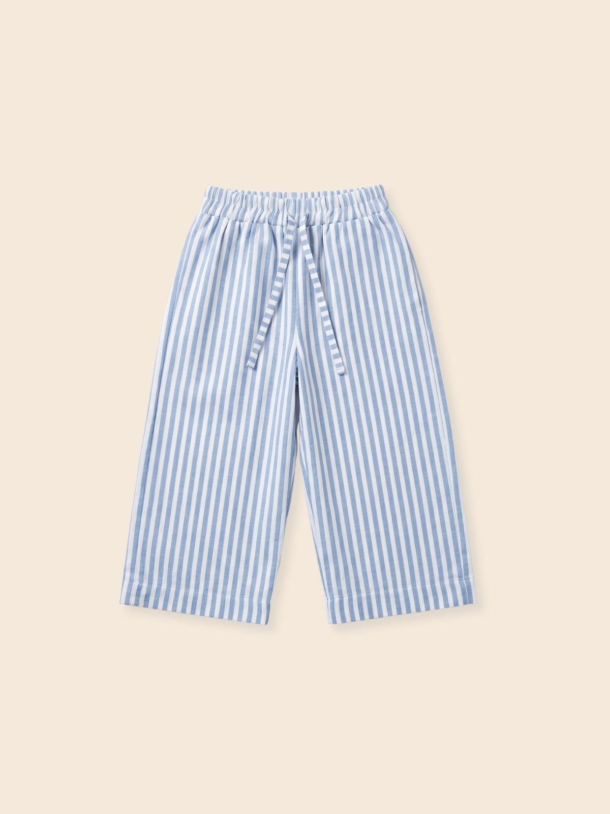 Quần dài linen sọc cho bé trai bé gái À Ú