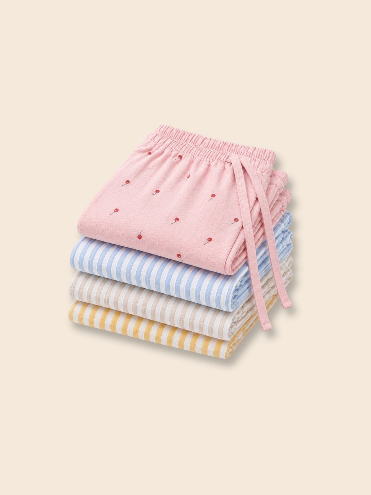Quần dài linen sọc cho bé trai bé gái À Ú