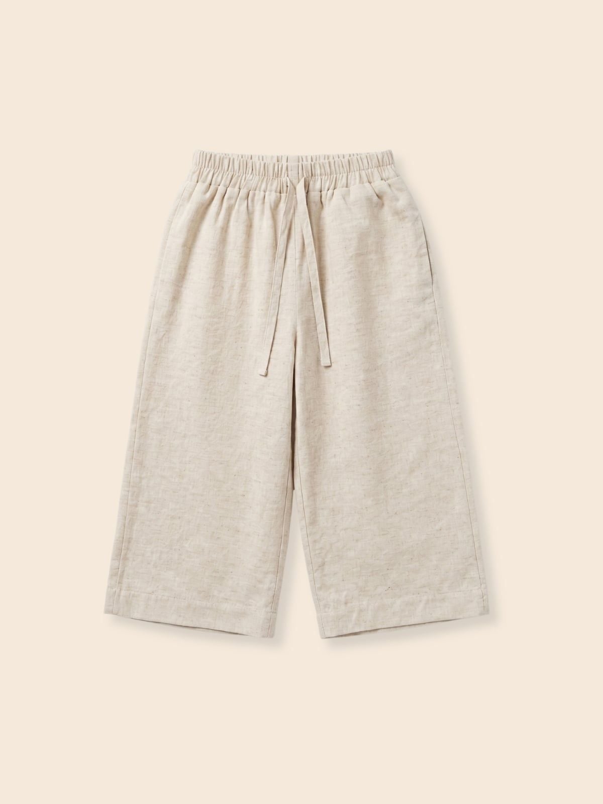 Quần dài linen trơn cho bé trai bé gái À Ú