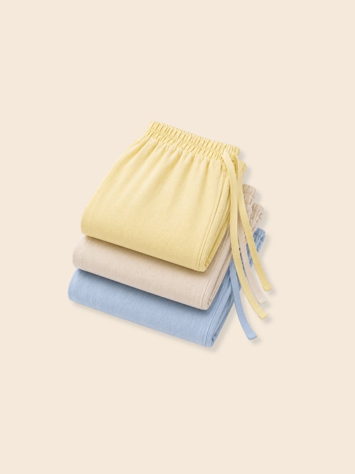 Quần dài linen trơn cho bé trai bé gái À Ú