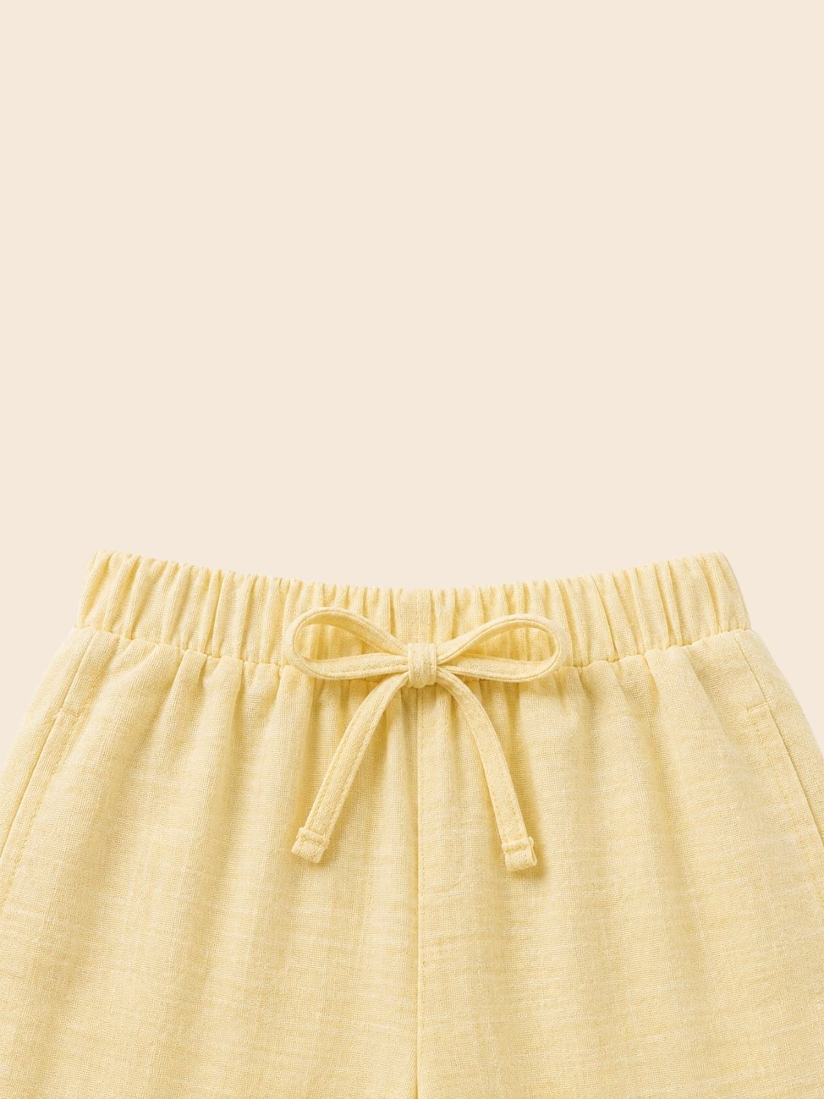 Quần dài linen trơn cho bé trai bé gái À Ú