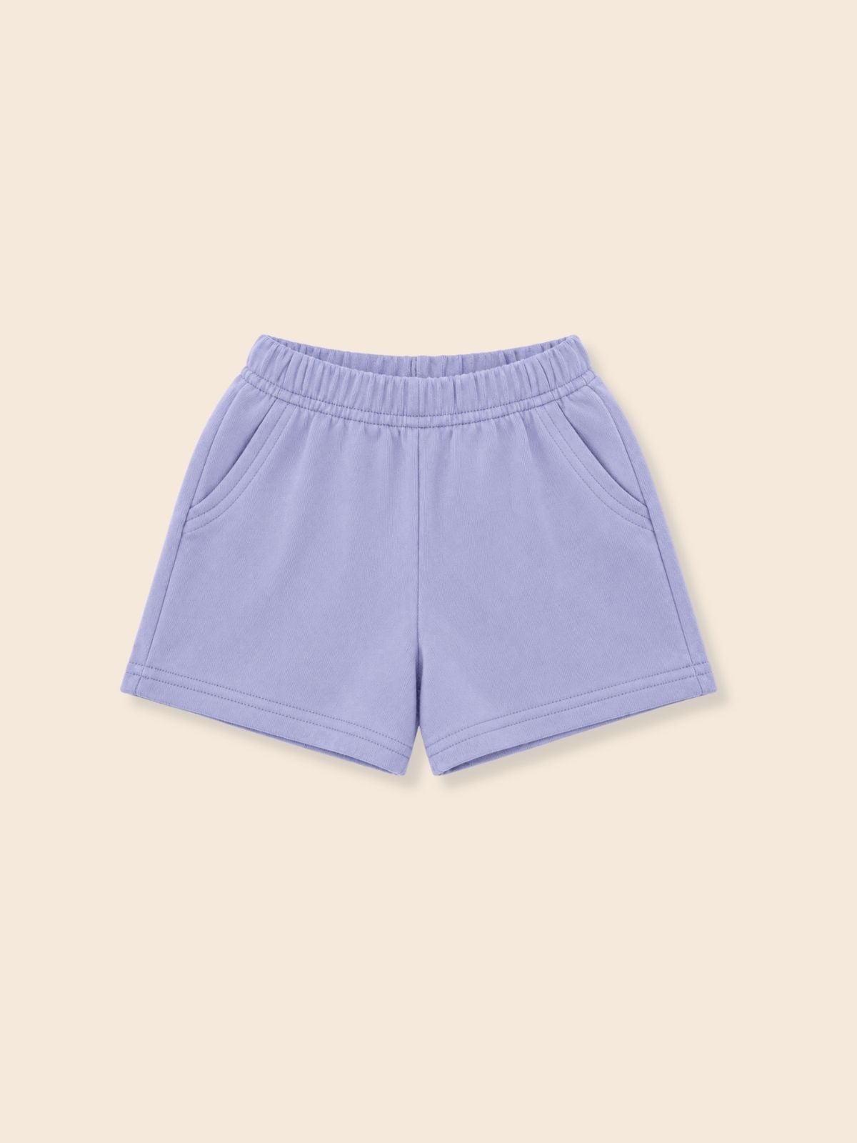 Quần short trơn thun cotton da cá cho bé