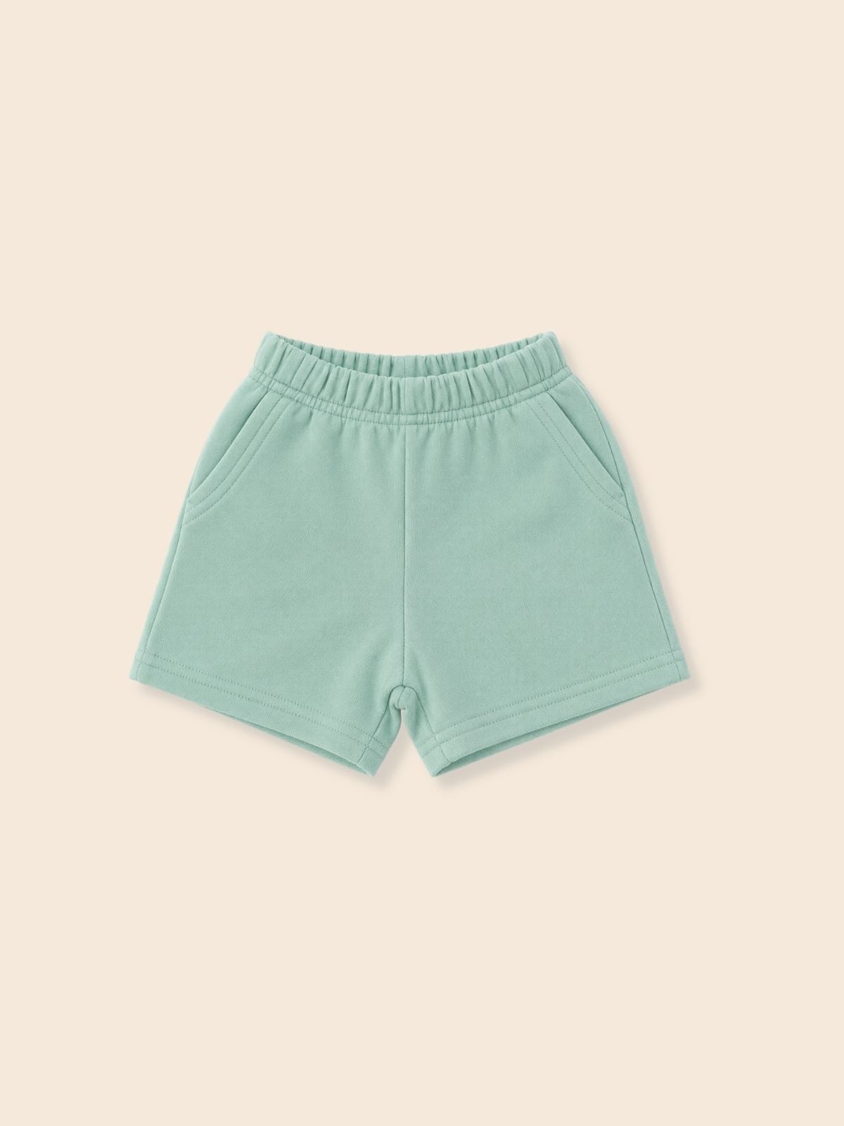 Quần short trơn thun cotton da cá cho bé