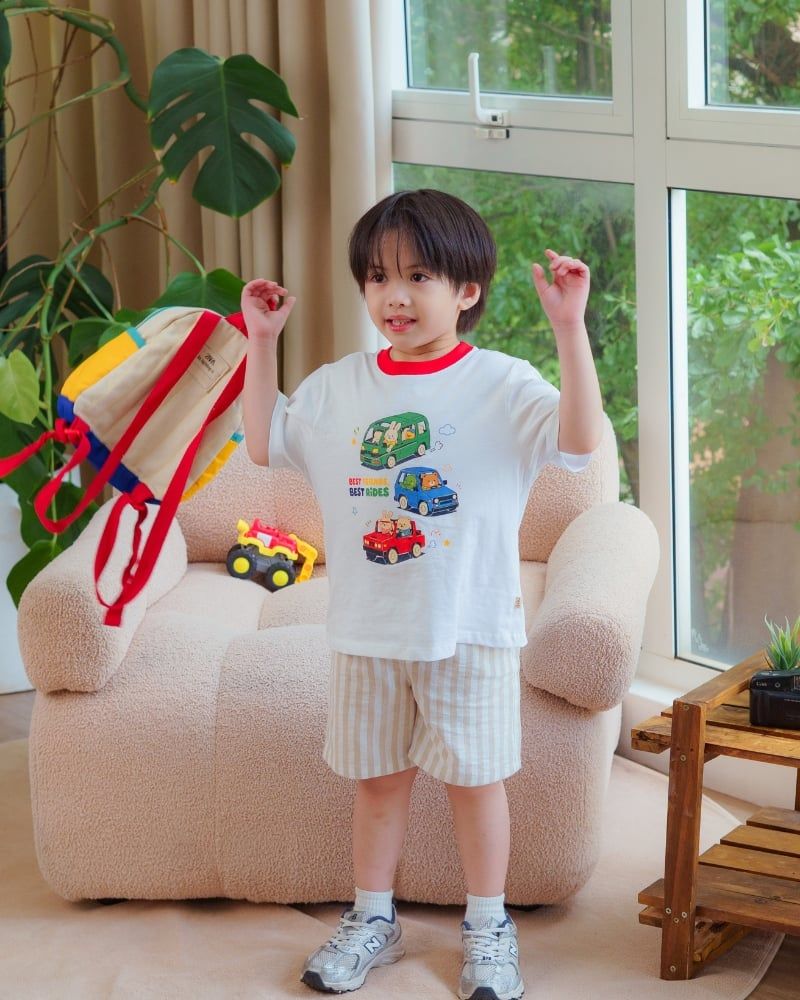 Áo thun tay ngắn in hình Best Friend