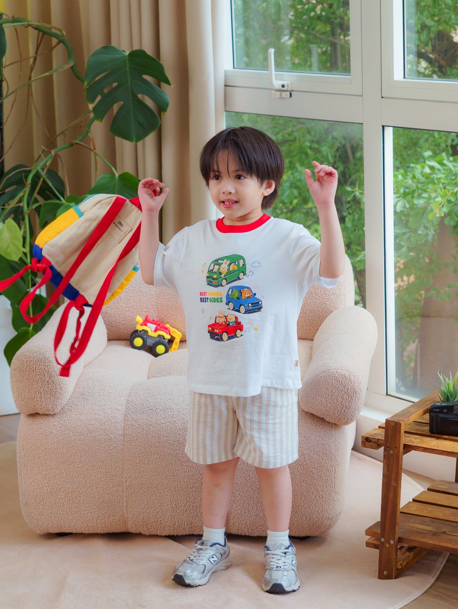 Quần short linen cho bé trai và bé gái