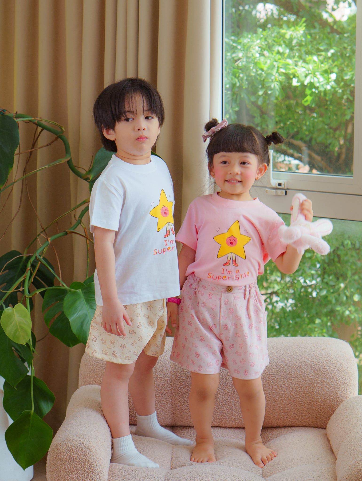  Áo thun tay ngắn in hình Super Star 