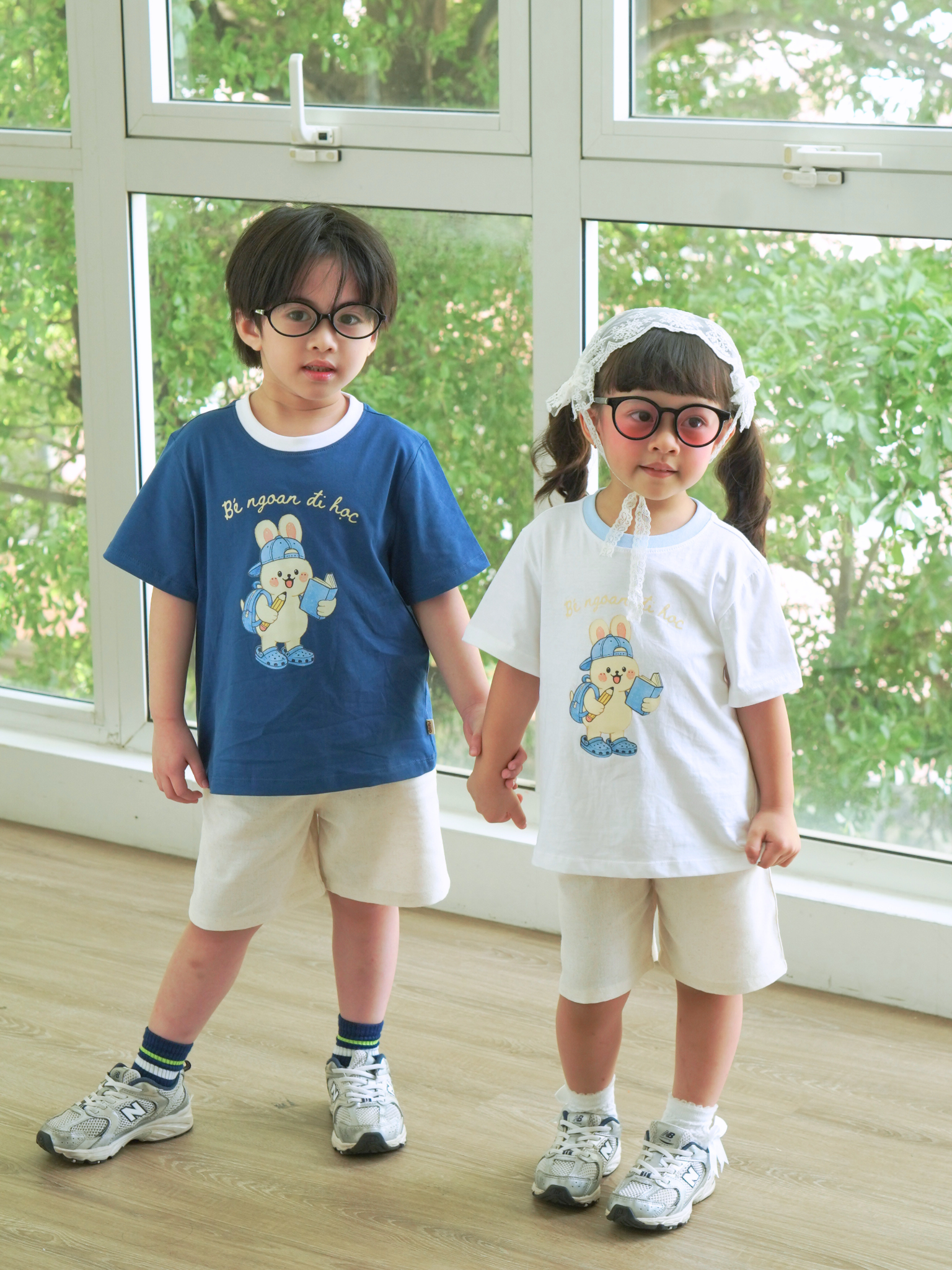  Quần short linen cho bé trai và bé gái 