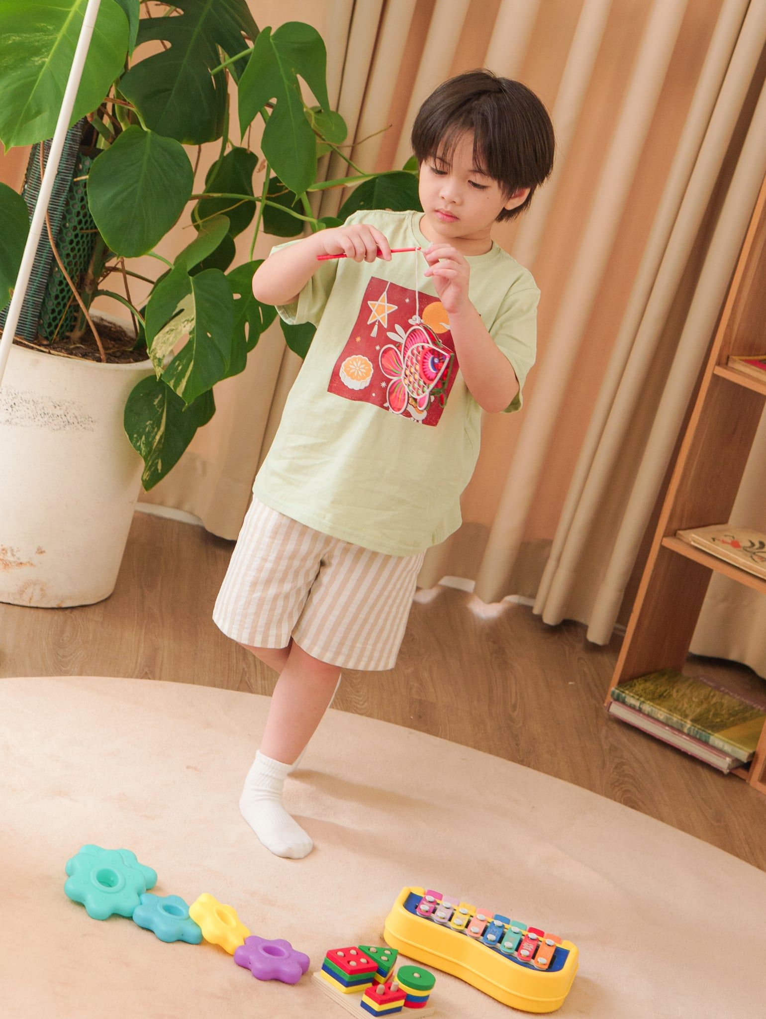 Quần short linen cho bé trai và bé gái