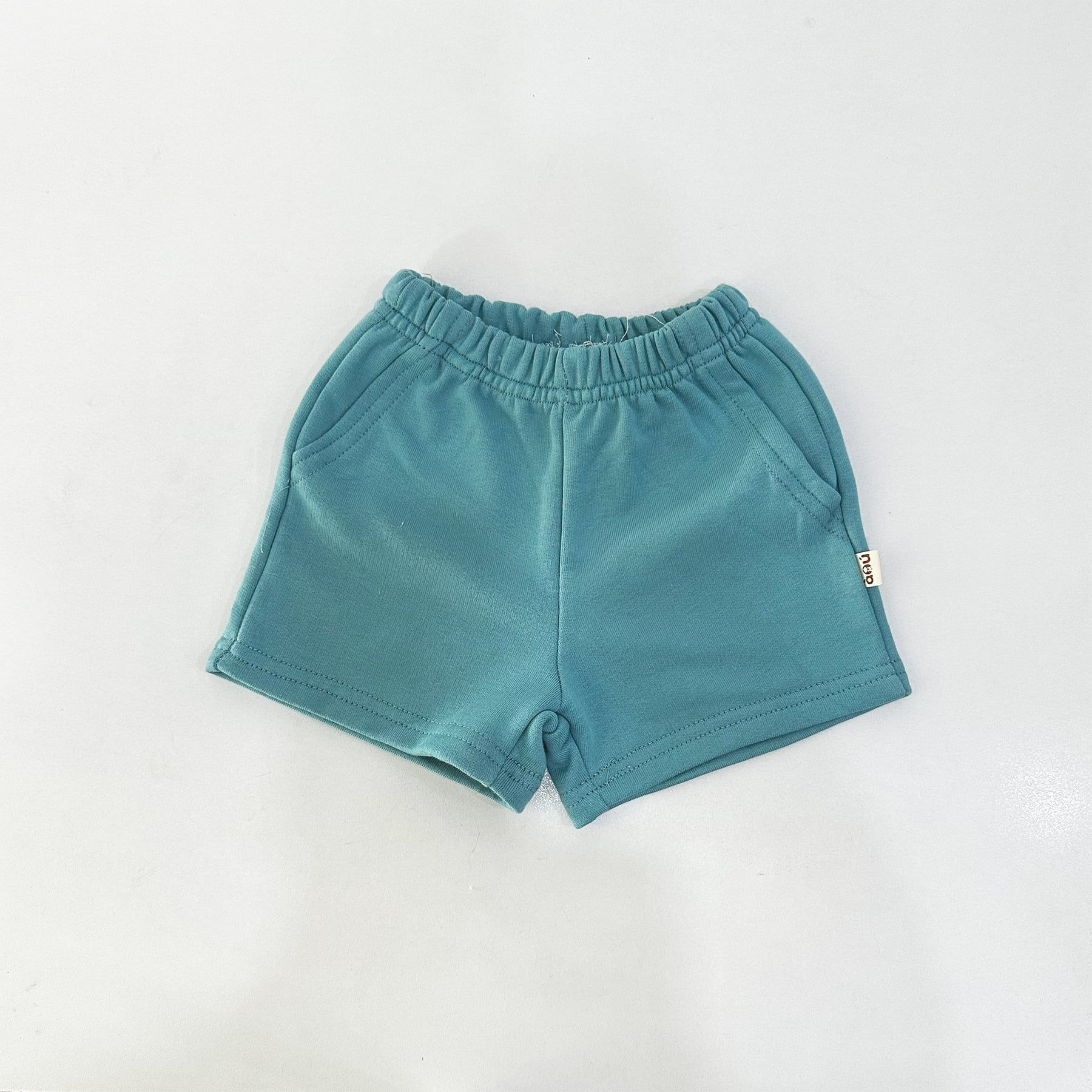 Quần short trơn thun cotton da cá cho bé
