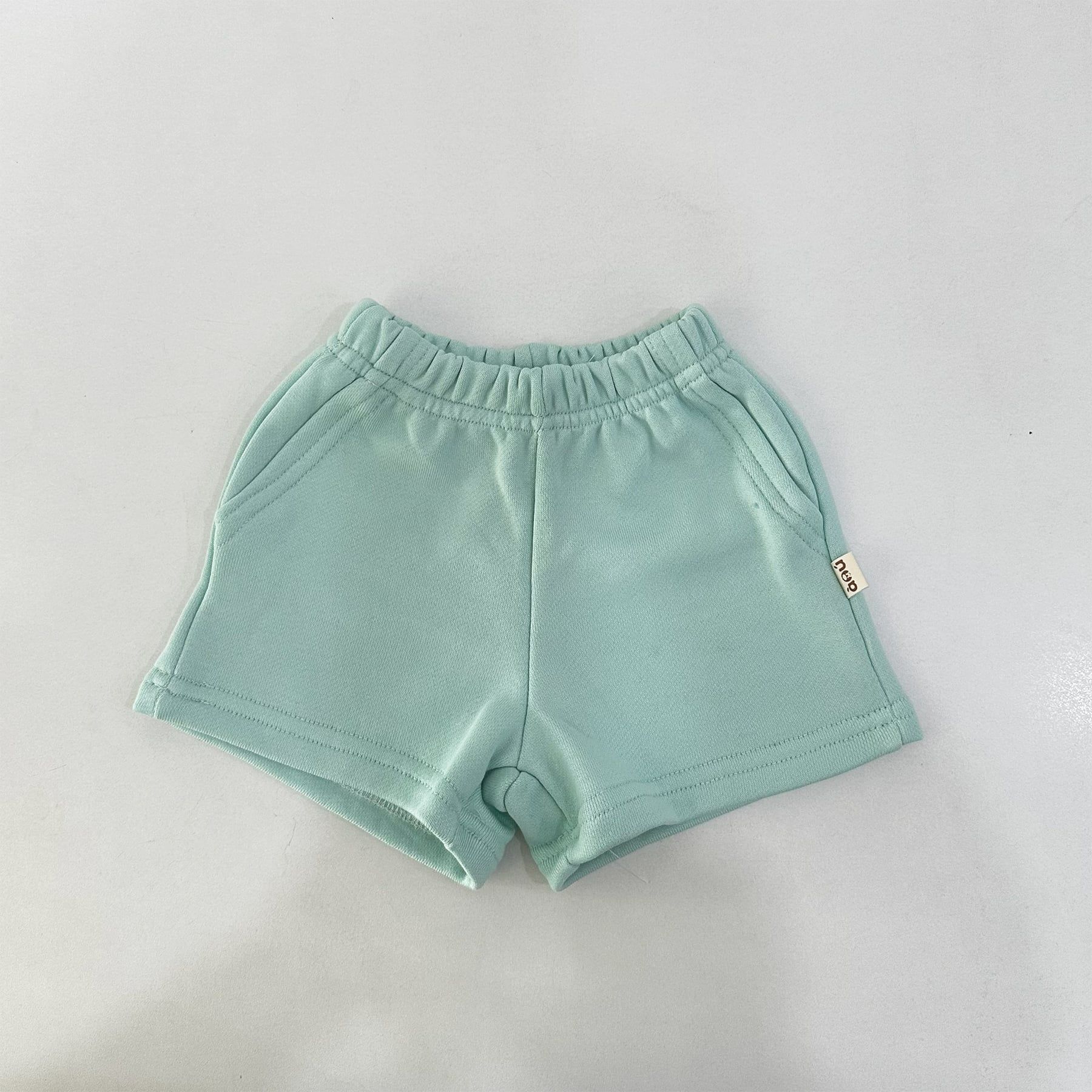 Quần short trơn thun cotton da cá cho bé