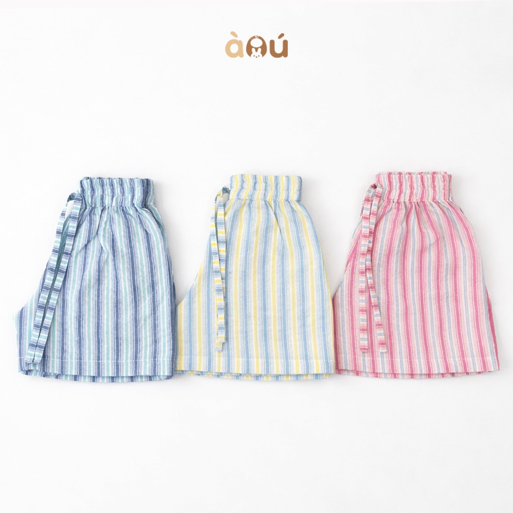 Quần short sọc cho bé trai bé gái