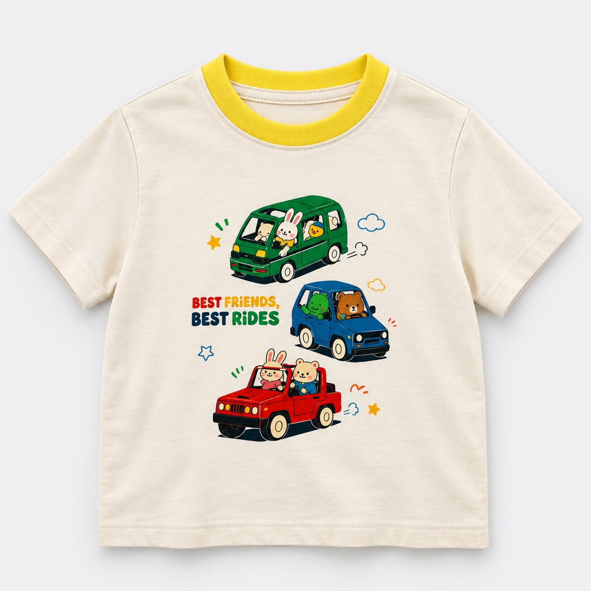 Áo thun tay ngắn in hình Best Friend