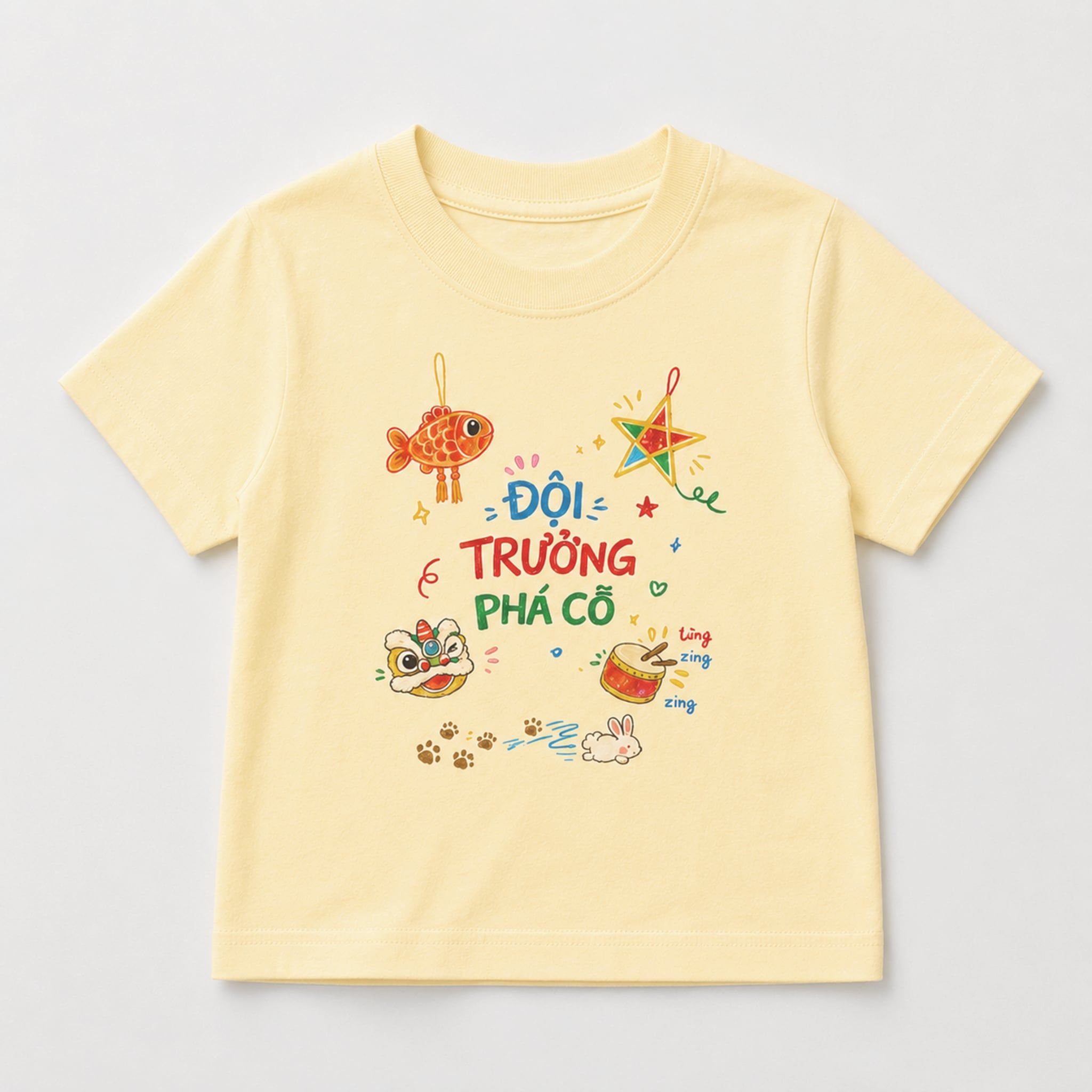 Áo thun tay ngắn in hình Đội trưởng phá cỗ