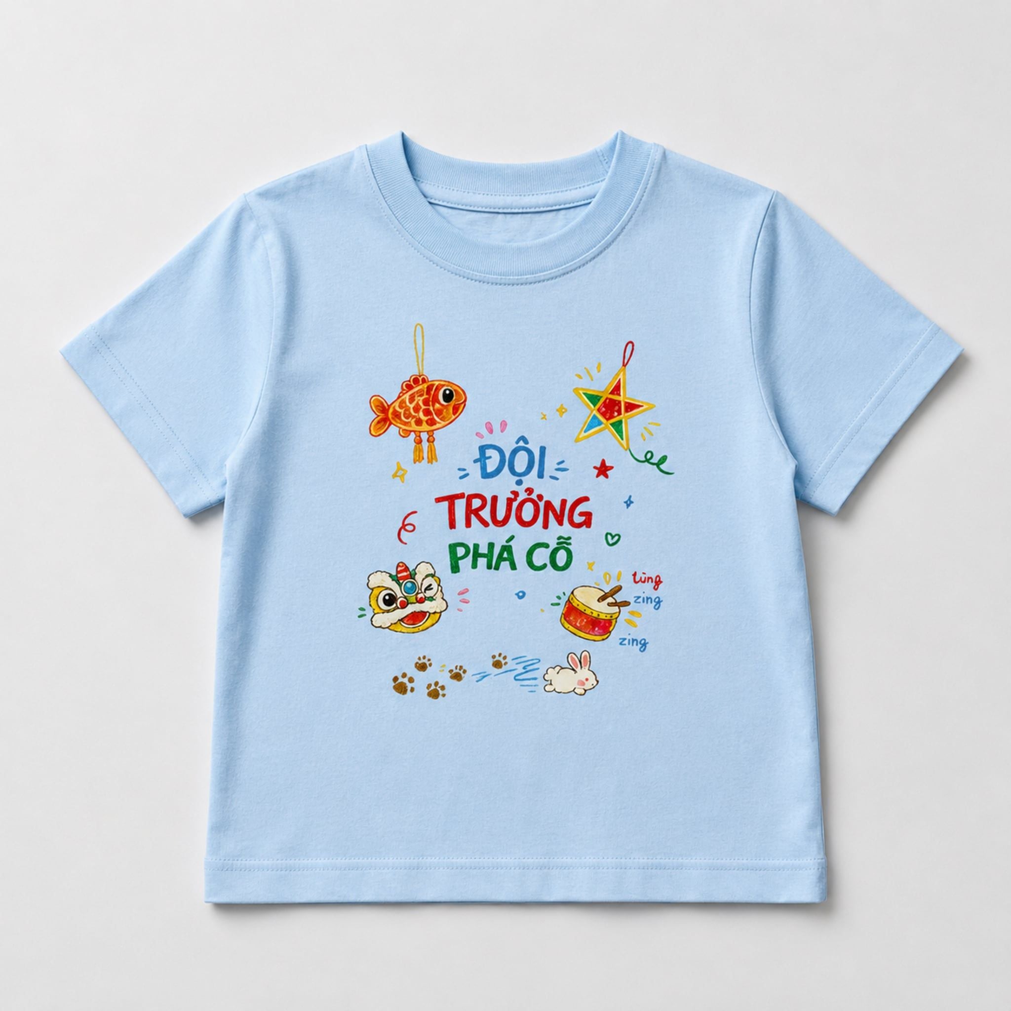 Áo thun tay ngắn in hình Đội trưởng phá cỗ