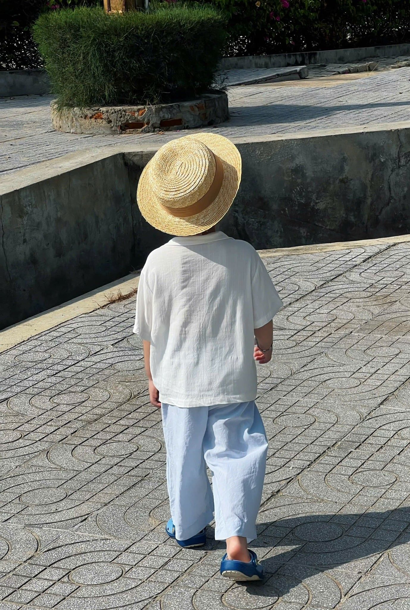Quần dài linen trơn cho bé trai bé gái À Ú