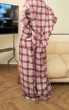  COZY PLAID LONG - SS2607S12 