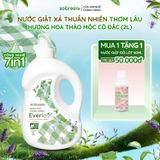  [MUA 1 TẶNG 1] Nước Giặt Xả Thuần Nhiên Everleaf Hương Hoa Thảo Mộc Cô Đặc 2L - Tặng Nước Giặt Đồ Lót Làm Sạch 