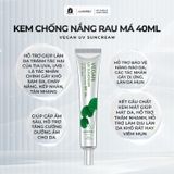  soHERBs - 2 Tuýp Kem Chống Nắng Rau Má Full Size  [Quà Tặng: 1 Chai Tẩy Trang 100ml]   Sunscreen Nữ 