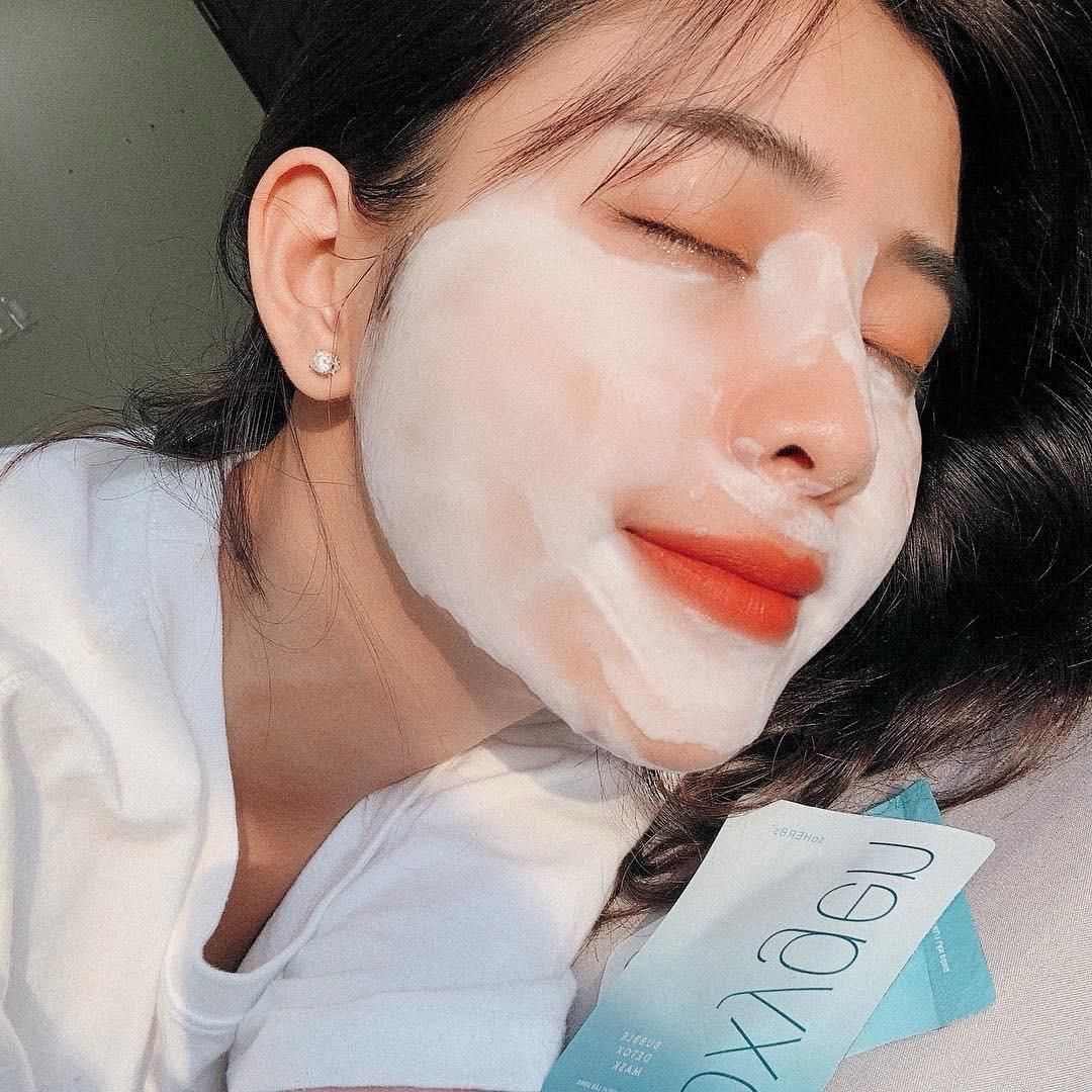  soHERBs - Mặt Nạ Sủi Bọt Hỗ Trợ Làm Sạch Da - Tặng 1 Gói Mask Herb Skincare Dưỡng Ẩm Da 