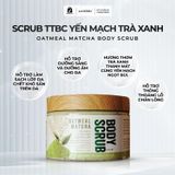  Scrub Tẩy Tế Bào Chết Body Cà Phê Sữa +Scrub Yến Mạch Trà Xanh 300gr Hỗ Trợ Làm Sạch Da [Kèm Quà Tặng] - Dưỡng Da Body 