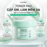  Toner Pad Peptide soHERBs 70 Miếng Hỗ Trợ Cấp Ẩm Làm Mềm Da, Giúp Tẩy Tế Bào Chết, Hỗ Trợ Giảm Dầu Và Ngăn Mụn 
