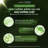  soHERBs - Kem Chống Nắng Vegan Size S (Nhỏ) - Tặng 1 Gói Sữa Rửa Mặt Khổ Qua Kem dưỡng da SPF 50 