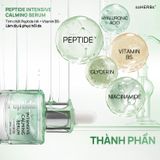  Tinh Chất Dưỡng HA Peptide Intensive Calming 20ml Hỗ Trợ Phục Hồi Cấp Ẩm Làm Dịu Da Giúp Làm Mềm Sáng Da Tặng 1 Gói SRM Khổ Qua 3ml 