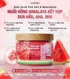  Scrub Tẩy Tế Bào Chết Body Muối Hồng Himalaya Kết Hợp Dưa Hấu 500gr Hỗ Trợ Làm Sạch Da, Dưỡng Da Body 