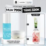  Combo Cream + Serum PLANKTON FIRST CARE Anti-Aging Hỗ Trợ Dưỡng Da - Có quà tặng Skincare Làm Đẹp Da 